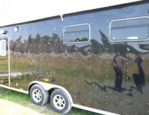 26 ft Production Trailer - Side view