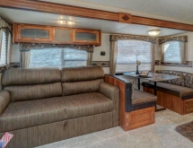 35 ft Springdale Trailer - Sofa and Dining Area